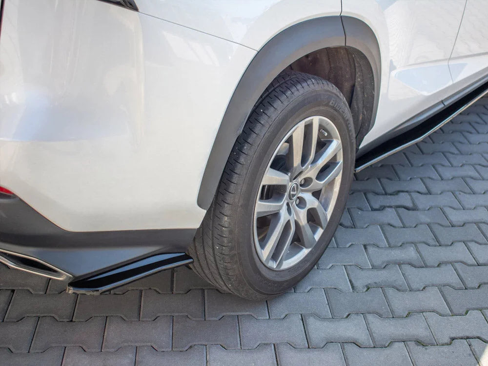 Maxton Design Rear Side Splitters Lexus NX Facelift Hybrid 2017-