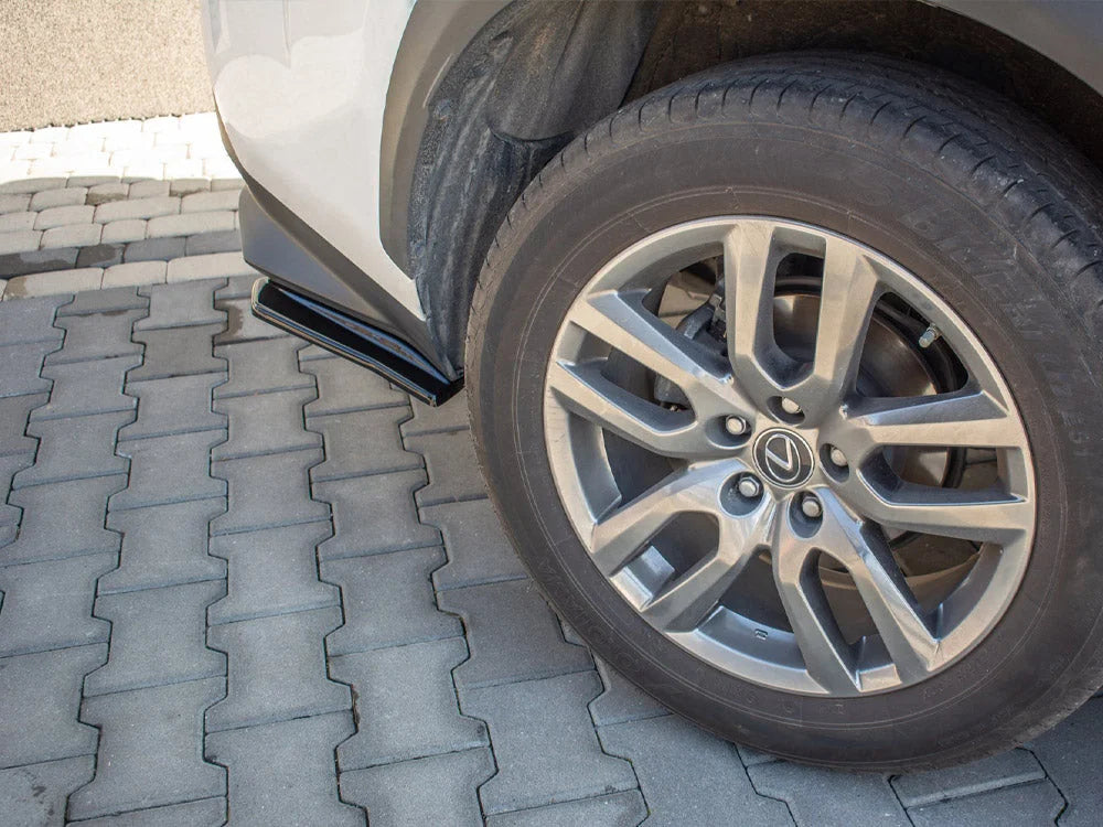 Maxton Design Rear Side Splitters Lexus NX Facelift Hybrid 2017-