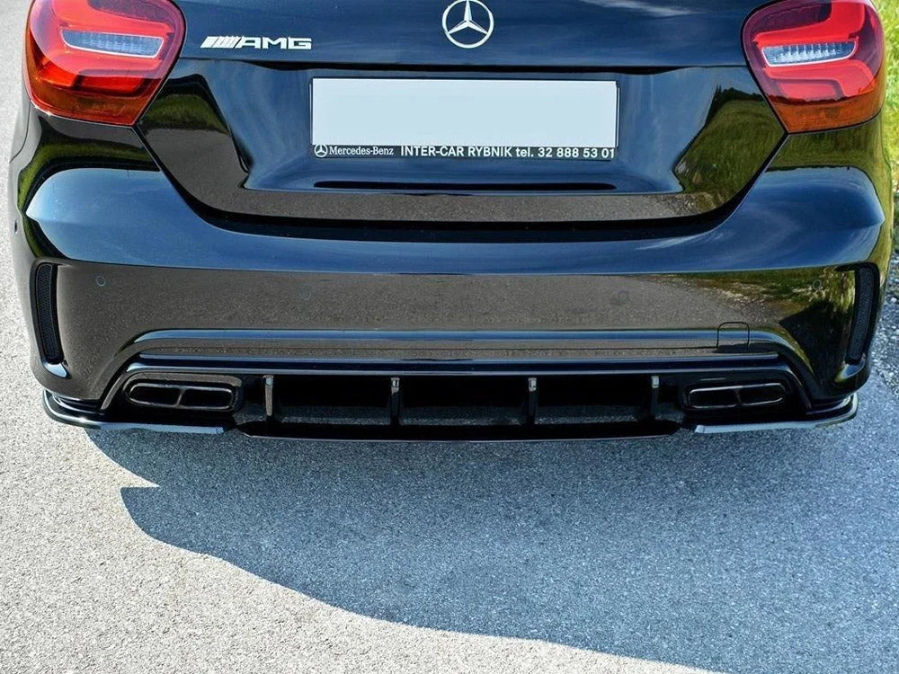 Maxton Design Rear Side Splitters Mercedes A W176 AMG Facelift