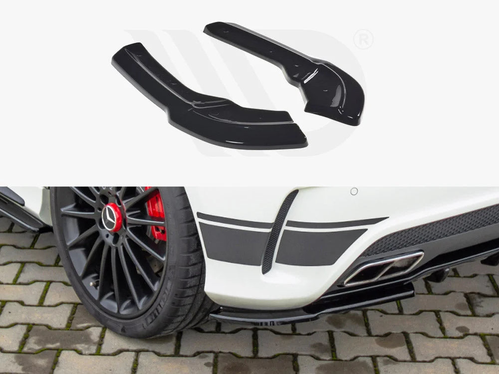 Maxton Design Rear Side Splitters Mercedes A45 AMG W176 13-15