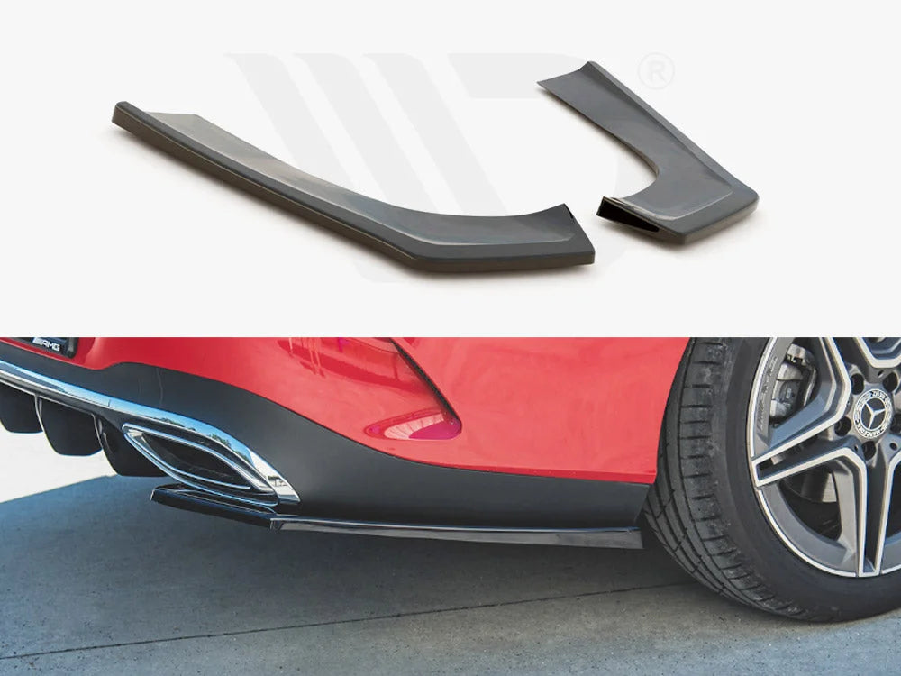 Maxton Design Rear Side Splitters Mercedes-benz CLA Shooting Brake Amg-line X118 2019-