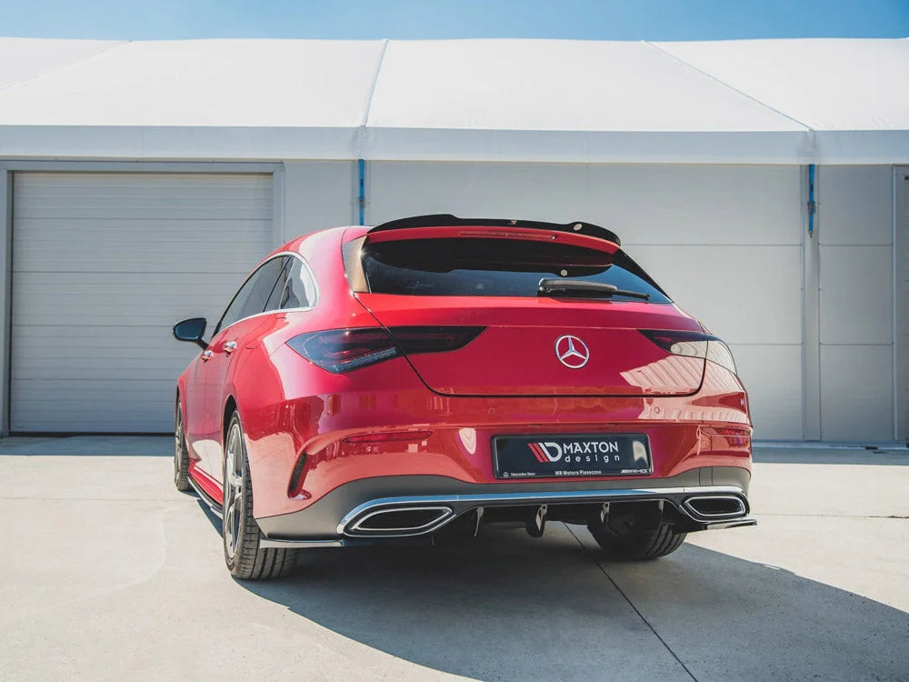 Maxton Design Rear Side Splitters Mercedes-benz CLA Shooting Brake Amg-line X118 2019-