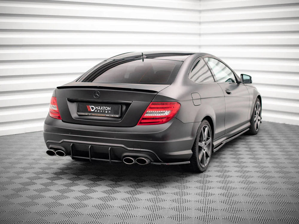 Maxton Design Rear Side Splitters Mercedes C Coupe AMG-Line C204