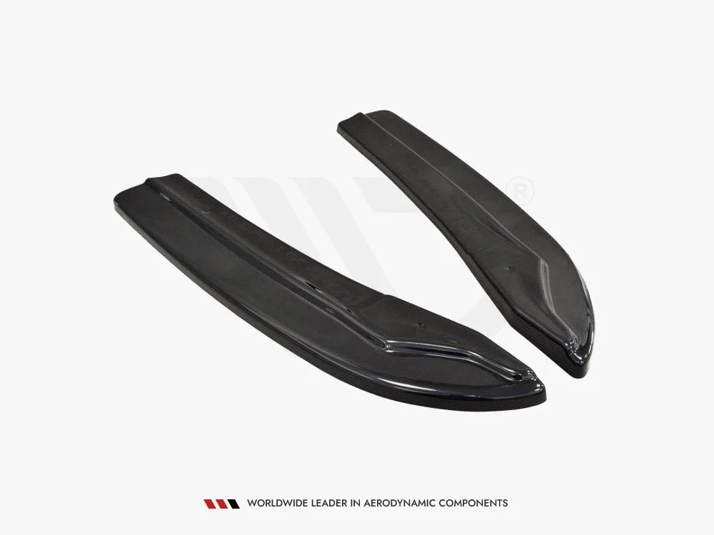 Maxton Design Rear Side Splitters Mercedes C W204 Amg-line Facelift C63 AMG 11-15