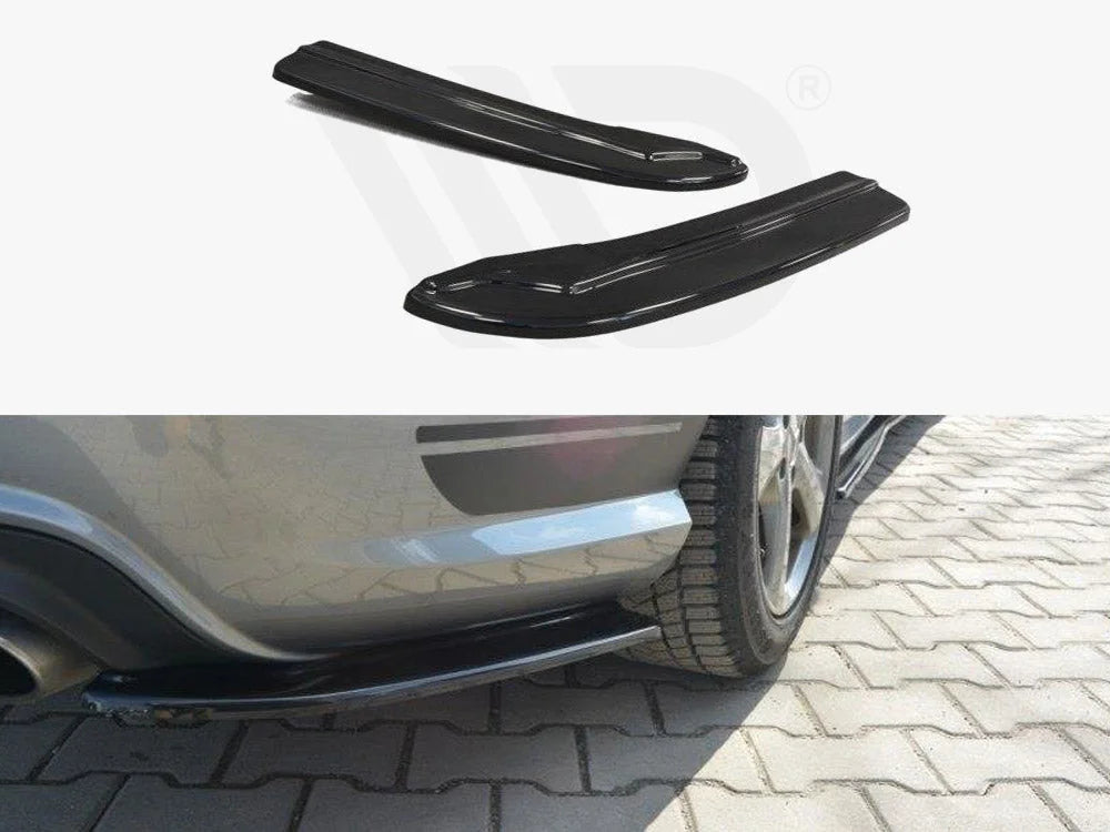 Maxton Design Rear Side Splitters Mercedes C W204 Amg-line Facelift C63 AMG 11-15