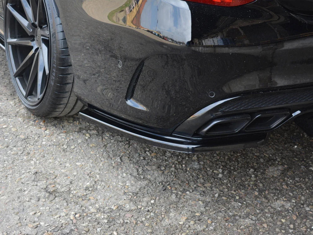 Maxton Design Rear Side Splitters Mercedes C43 AMG W205 Sedan Estate 16-18