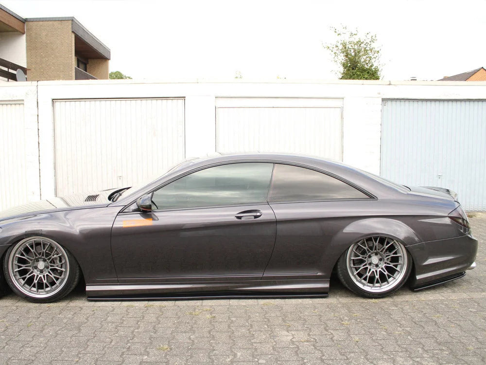 Maxton Design Rear Side Splitters Mercedes CL 509 C216 Amgline 09-10