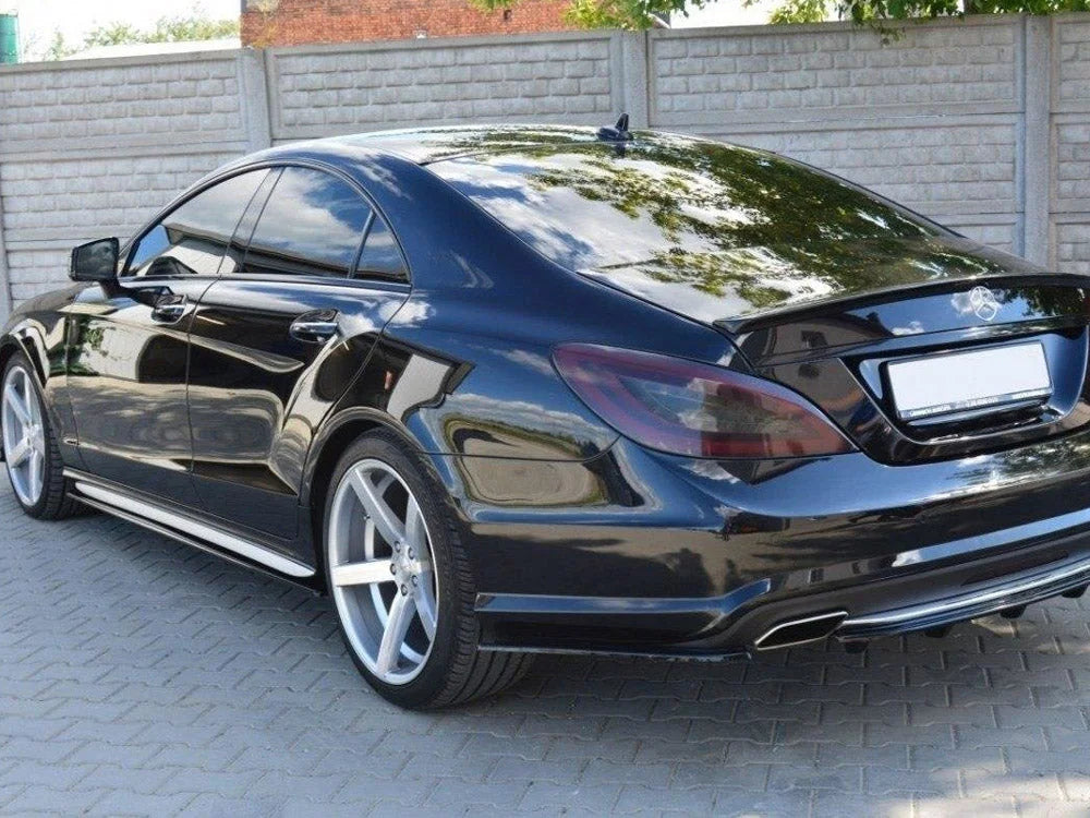 Maxton Design Rear Side Splitters Mercedes CLS C218 Amg-line 11-14