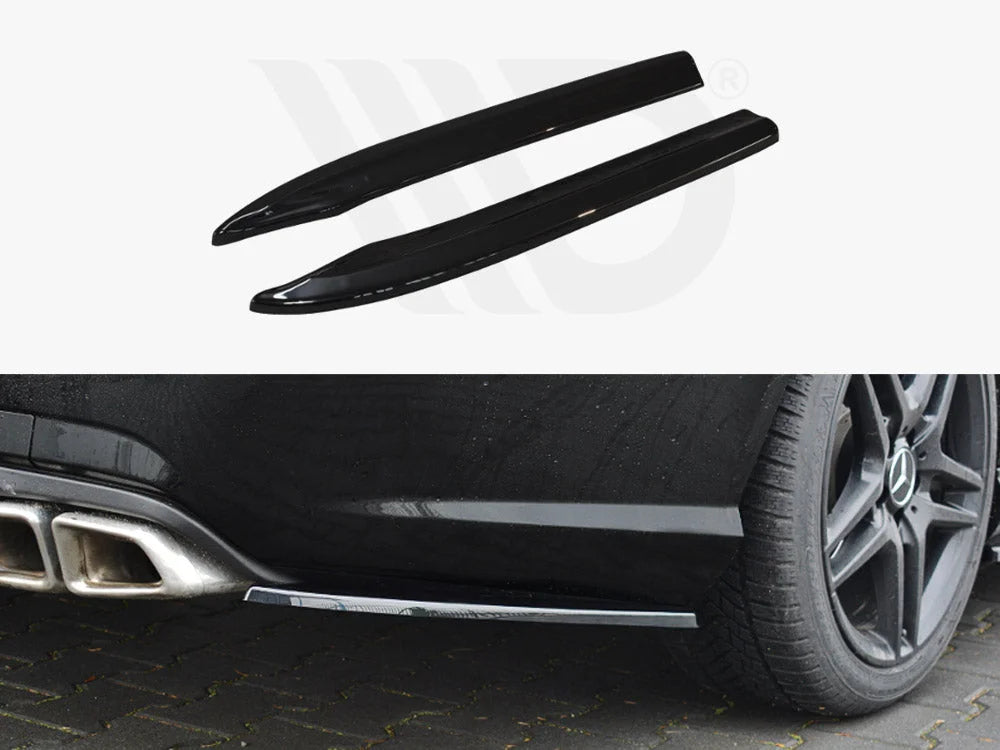 Maxton Design Rear Side Splitters Mercedes E-class 212 63 AMG 09-12
