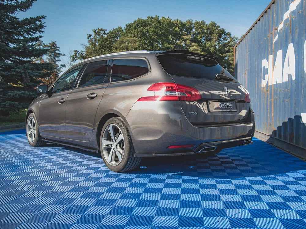 Maxton Design Rear Side Splitters Peugeot 308 SW MK2 Facelift 2017-