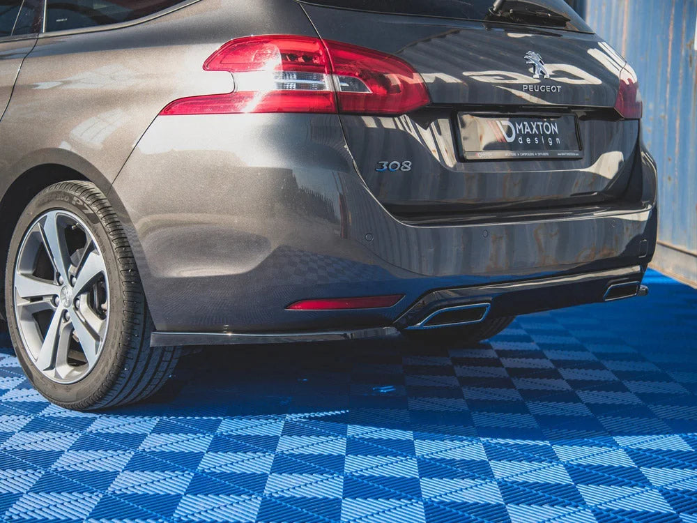 Maxton Design Rear Side Splitters Peugeot 308 SW MK2 Facelift 2017-