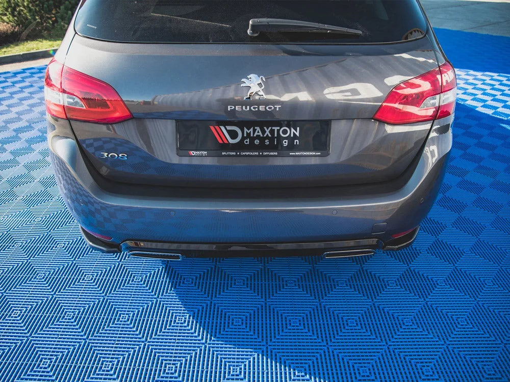 Maxton Design Rear Side Splitters Peugeot 308 SW MK2 Facelift 2017-