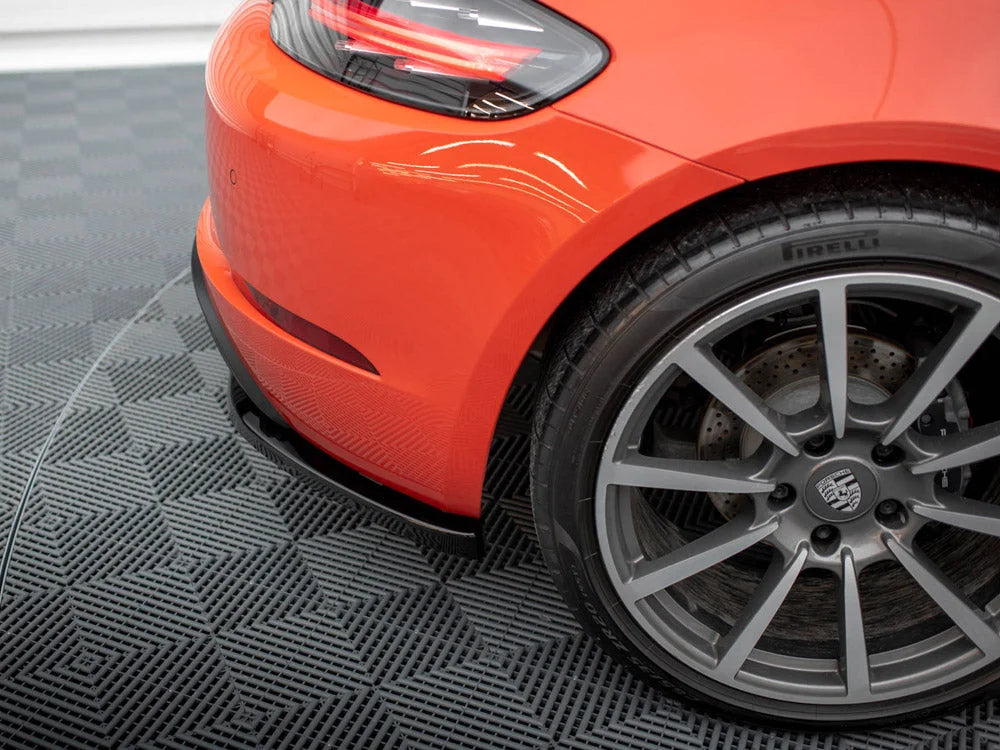 Maxton Design Rear Side Splitters Porsche 718 Cayman 982c