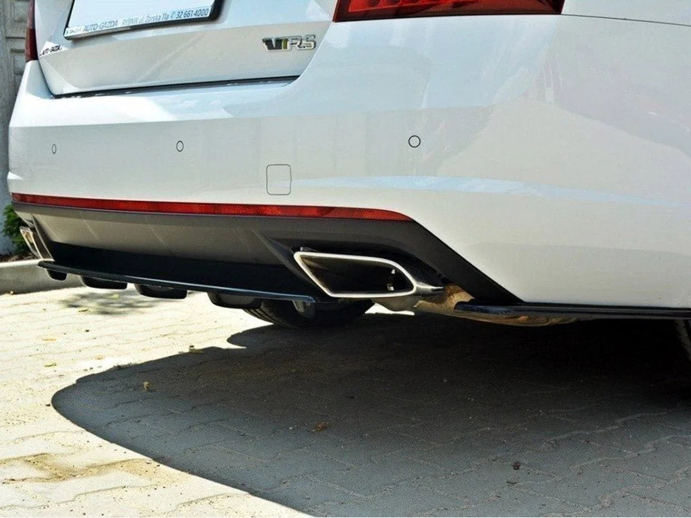 Maxton Design Rear Side Splitters Skoda Octavia MK3 VRS MK3.5 VRS Hatchback estate 16-20