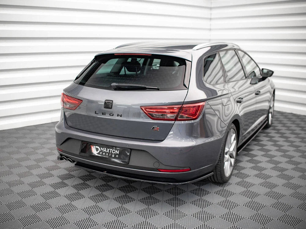 Maxton Design Rear Side Splitters V.1 Seat Leon FR Sportstourer MK3 12-16