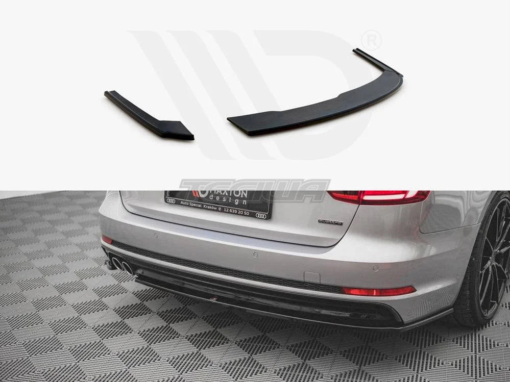 Maxton Design Rear Side Splitters V.2 Audi A4 S-line B9 15-19