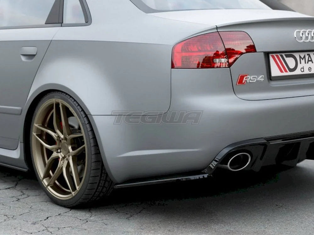 Maxton Design Rear Side Splitters V.2 Audi RS4 Sedan B7 06-08