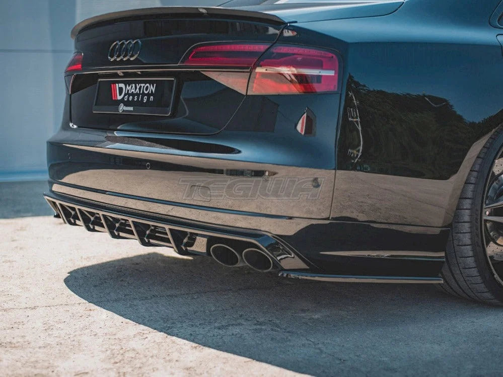 Maxton Design Rear Side Splitters V.2 Audi S8 D4 Facelift 15-17