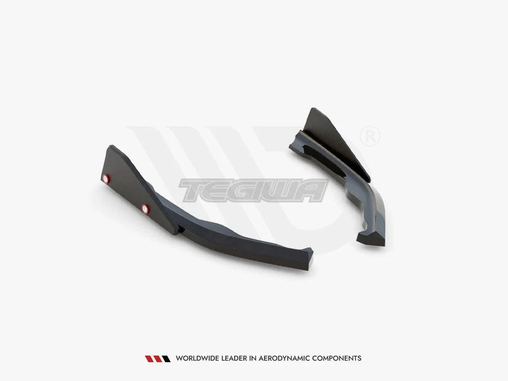 Maxton Design Rear Side Splitters V.2 + Flaps BMW 2-Series Coupe M-Pack G42