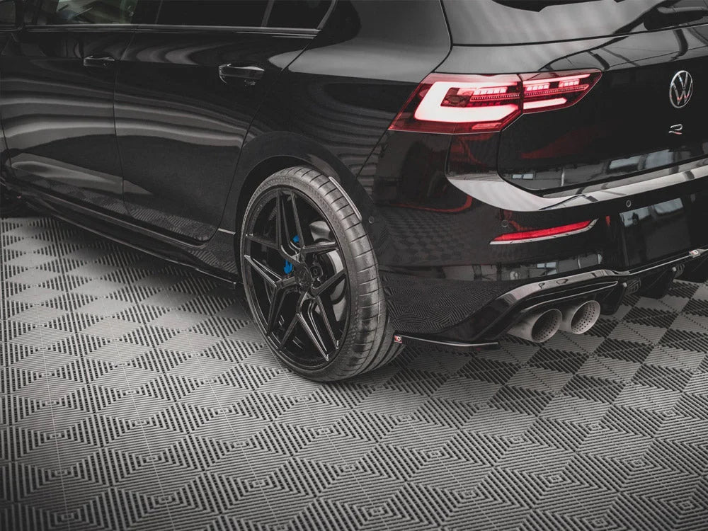 Maxton Design Rear Side Splitters V.4 Volkswagen Golf R MK8 20-