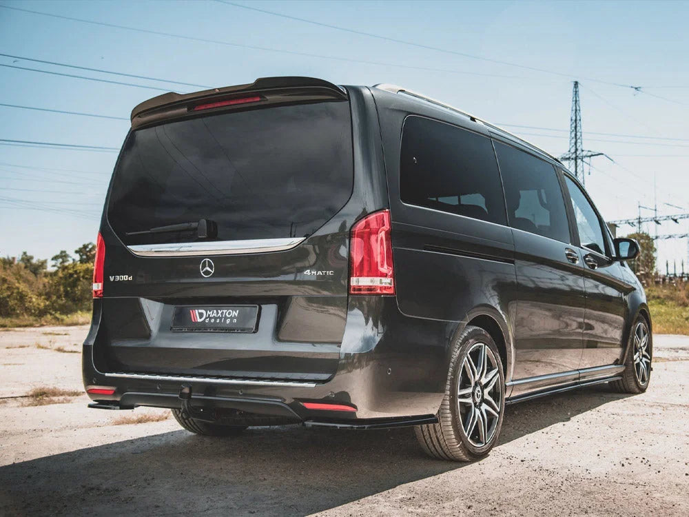 Maxton Design Rear Side Splitters V1 Mercedes-benz V-class Amg-line W447 Facelift 2019-