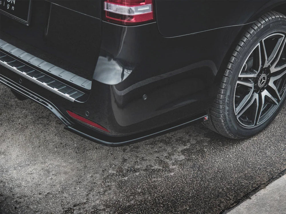 Maxton Design Rear Side Splitters V2 Mercedes-benz V-class Amg-line W447 Facelift 2019-