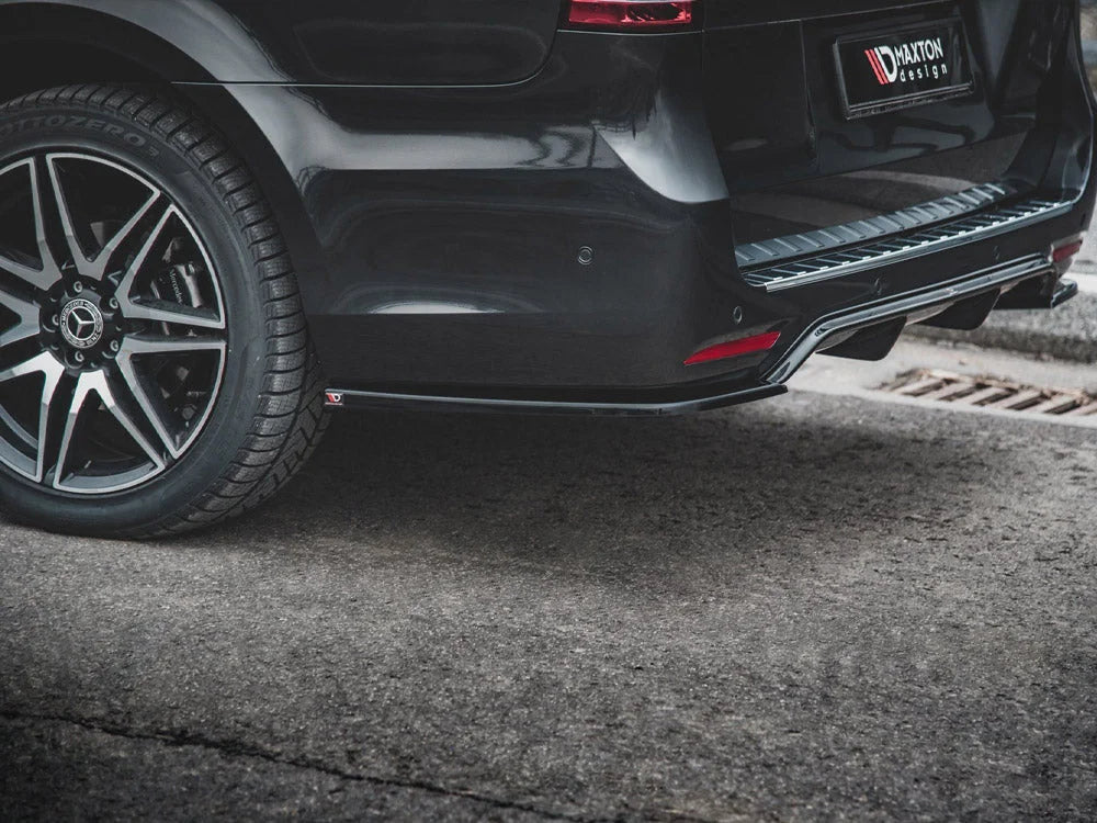 Maxton Design Rear Side Splitters V2 Mercedes-benz V-class Amg-line W447 Facelift 2019-