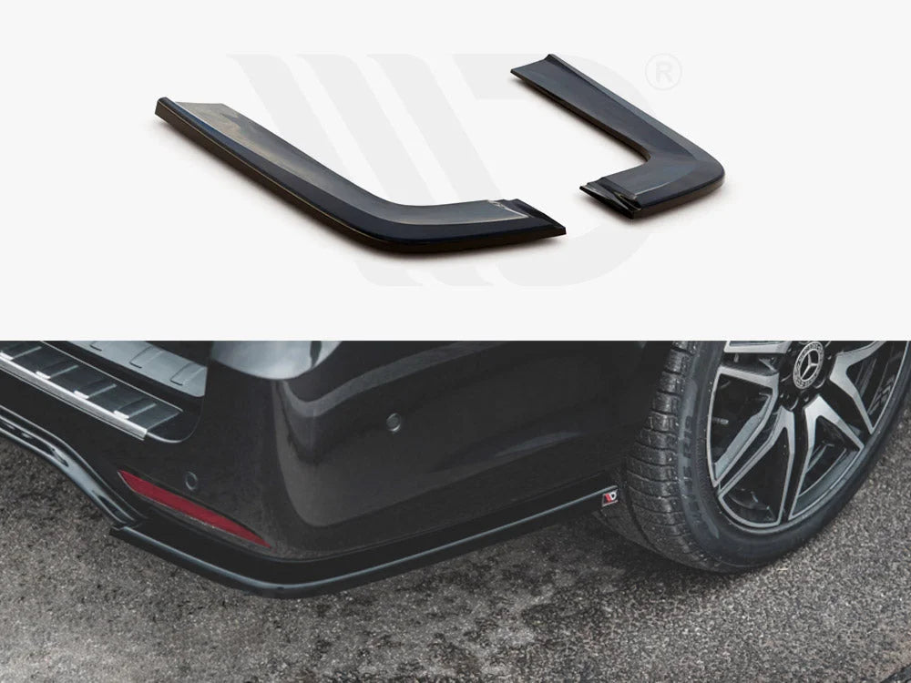 Maxton Design Rear Side Splitters V2 Mercedes-benz V-class Amg-line W447 Facelift 2019-