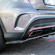 Maxton Design Rear Splitter Vertical Bars Mercedes-benz GLA 45 AMG SUV X156 Pre-facelift 14-17