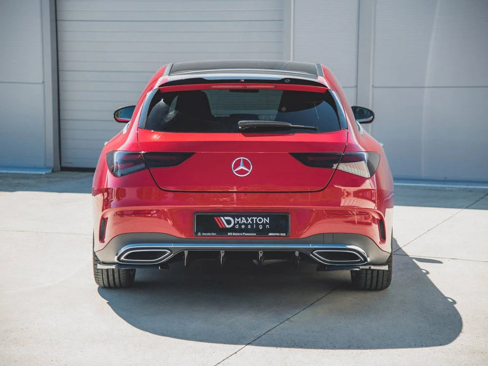 Maxton Design Rear Valance Mercedes-benz CLA Shooting Brake Amg-line X118 2019-