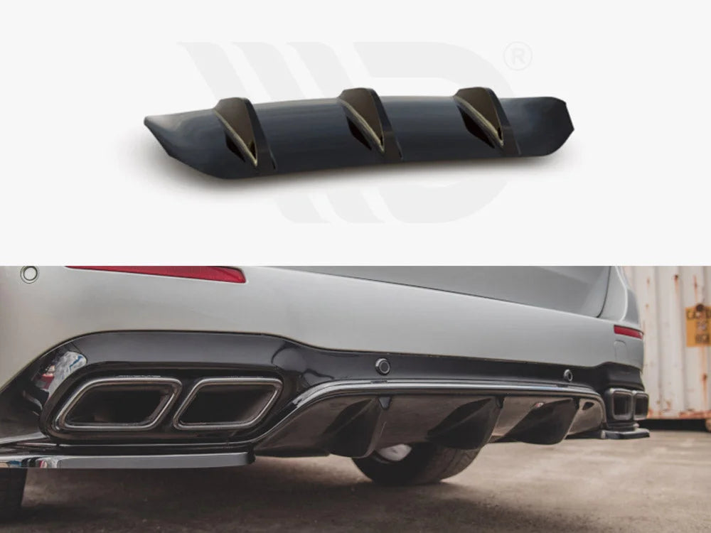 Maxton Design Rear Valance Mercedes Benz E63 AMG Estate sedan S213 W213 2017-