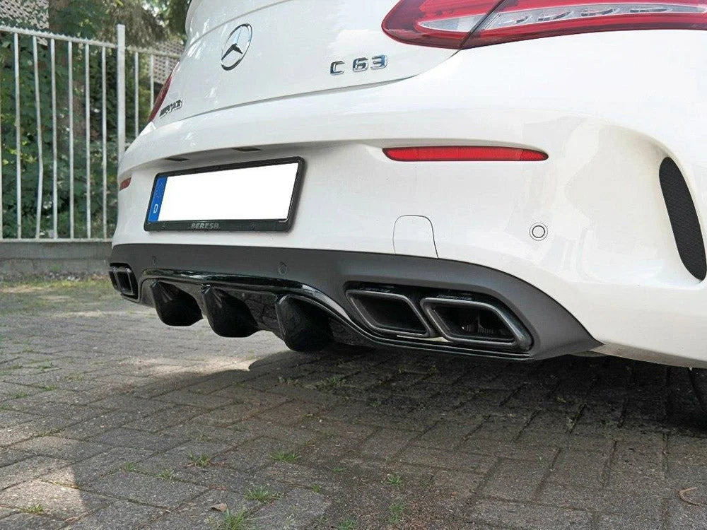 Maxton Design Rear Valance Mercedes C 205 63 AMG Coupe 15-18