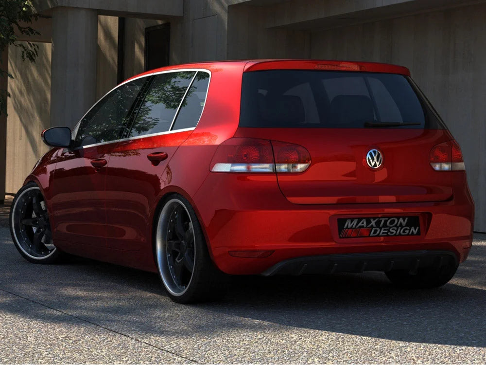 Maxton Design Rear Valance Volkswagen Golf MK6 NO Exhaust CUT OUT 09-12