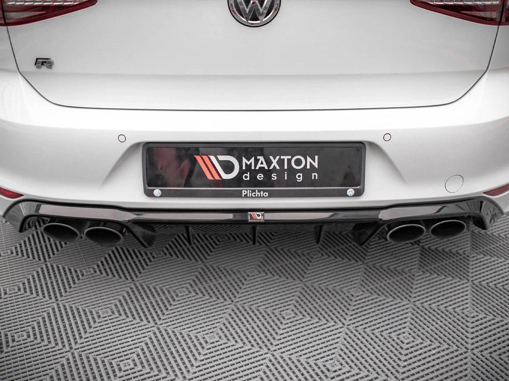 Maxton Design Rear Valance Volkswagen Golf R MK7 13-16