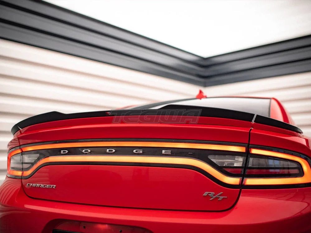 Maxton Design SET OF Spoiler CAPS Dodge Charger RT MK7 Facelift 2014-