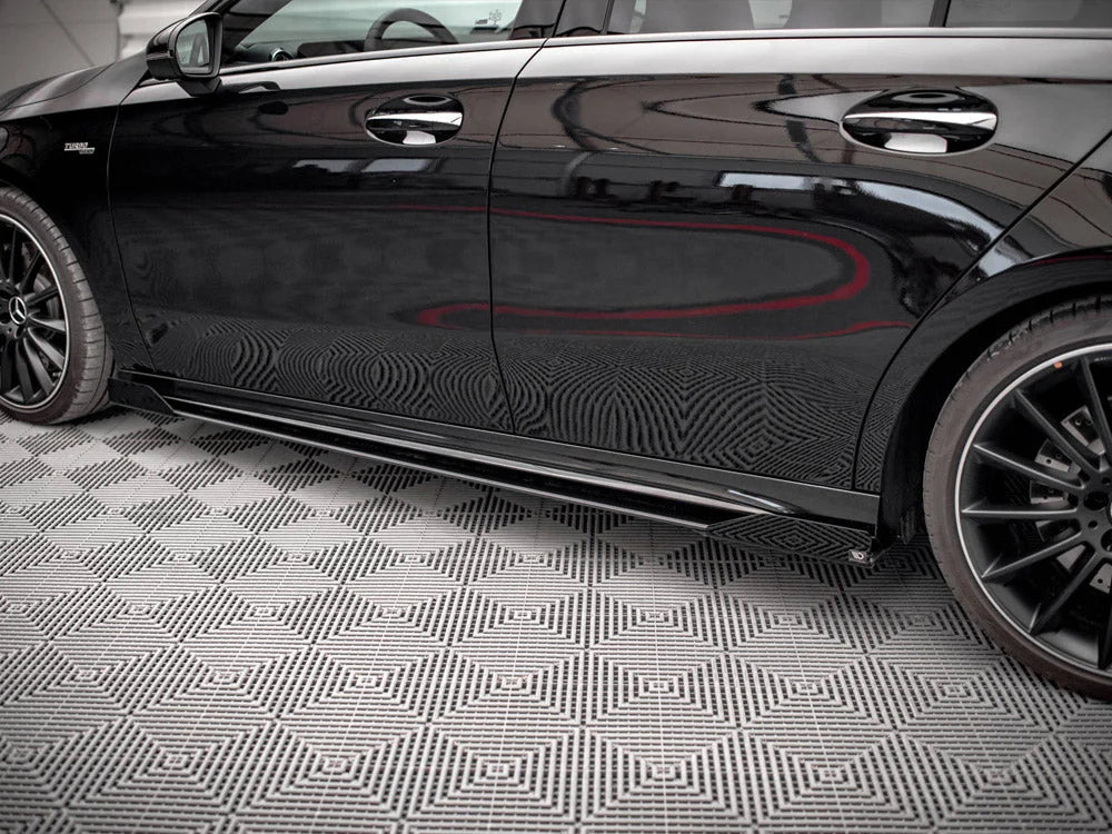 Maxton Design Side Flaps Mercedes A35 AMG AMG-Line Aero Pack W177