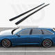 Maxton Design Side Skirt Diffusers Audi S6 A6 S-line C8 2019-