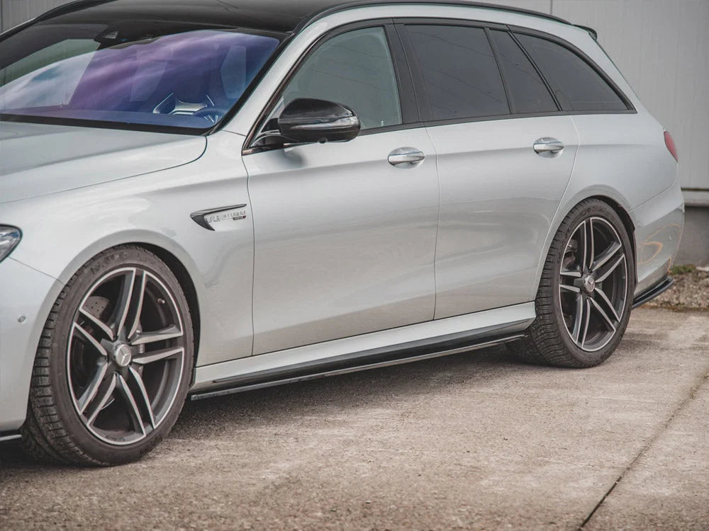 Maxton Design Side Skirt Diffusers Mercedes Benz E63 AMG Estate S213 2017-