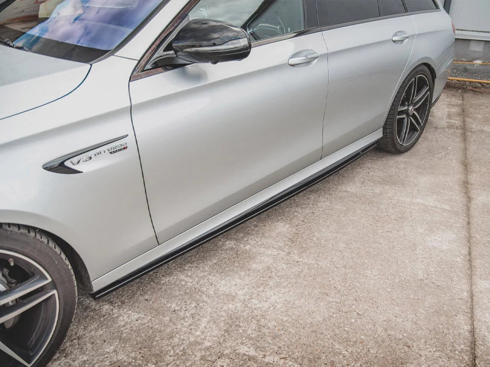Maxton Design Side Skirt Diffusers Mercedes Benz E63 AMG Estate S213 2017-