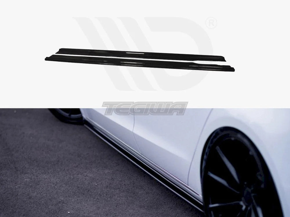 Maxton Design Side Skirts Diffusers Audi A8 D4 2099- 2013