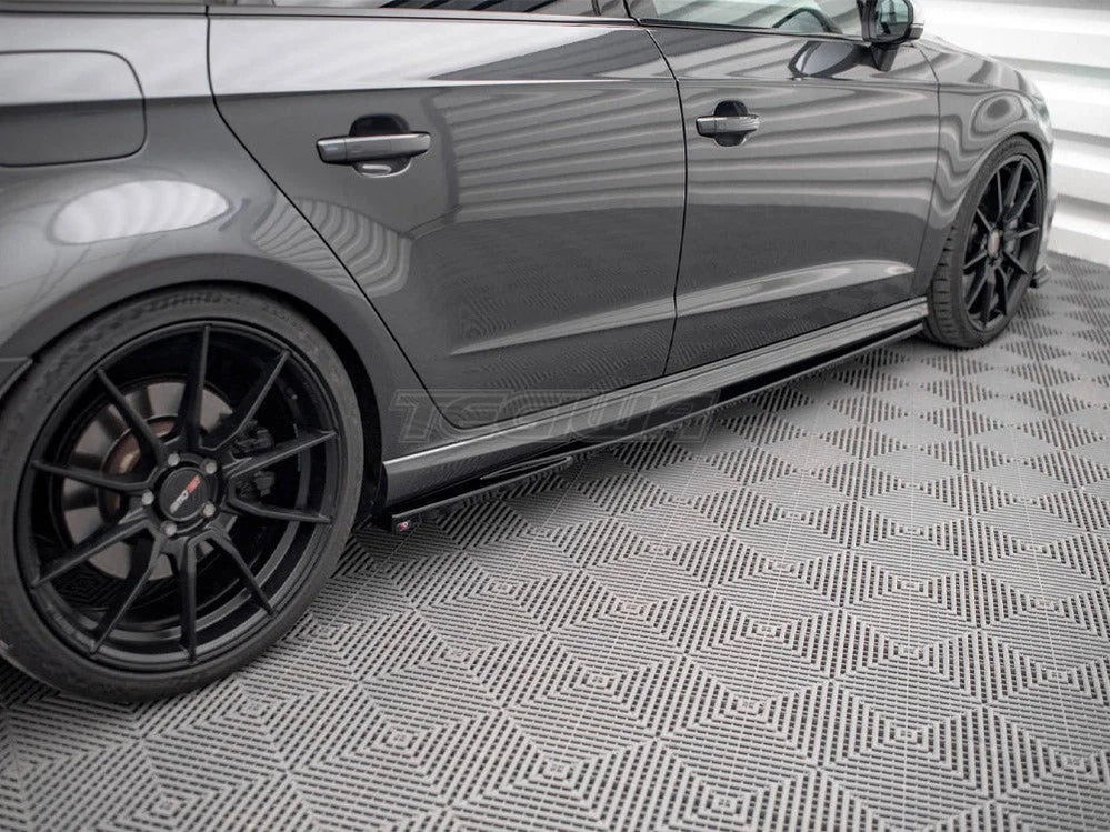 Maxton Design Side Skirts Diffusers Audi S3 Sportback 8V Facelift