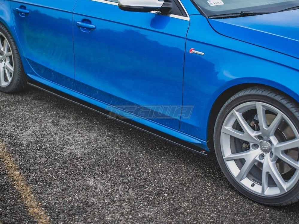 Maxton Design Side Skirts Diffusers Audi S4 A4 A4 S-line B8 B8 Facelift 09-15