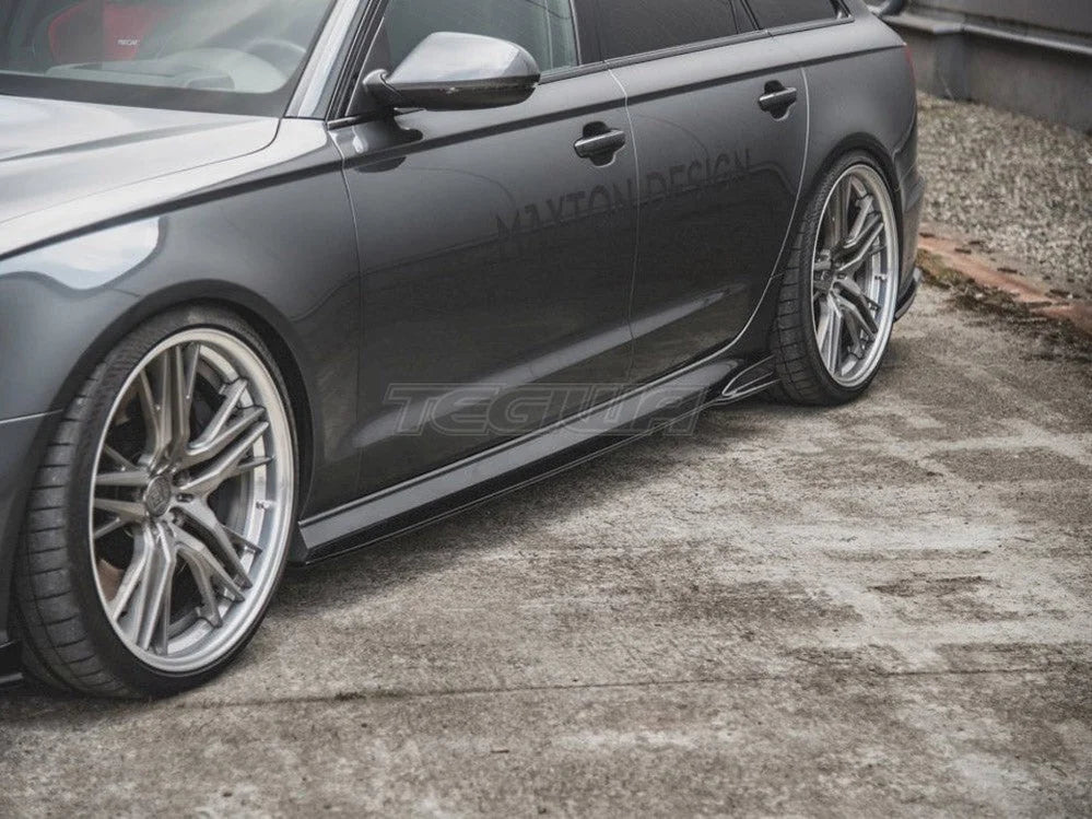 Maxton Design Side Skirts Diffusers Audi S6 A6 S-line C7 Facelift
