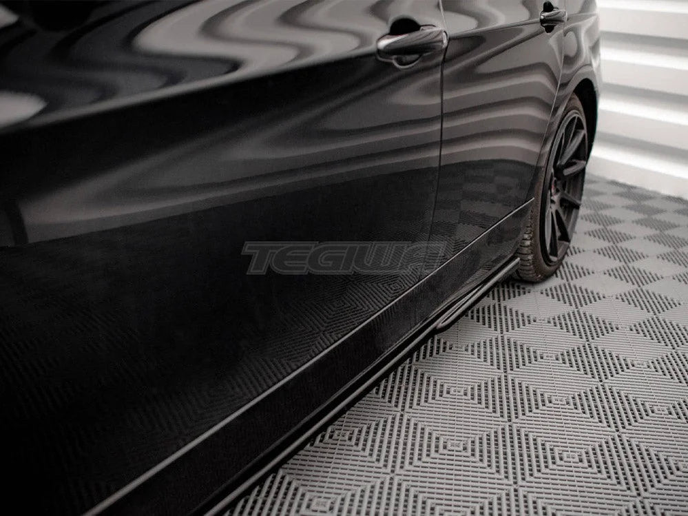 Maxton Design Side Skirts Diffusers BMW 3-Series E90 04-08