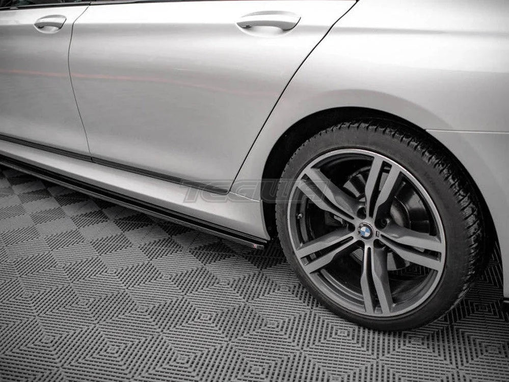 Maxton Design Side Skirts Diffusers BMW 7-Series Long M-pack G12 2015-