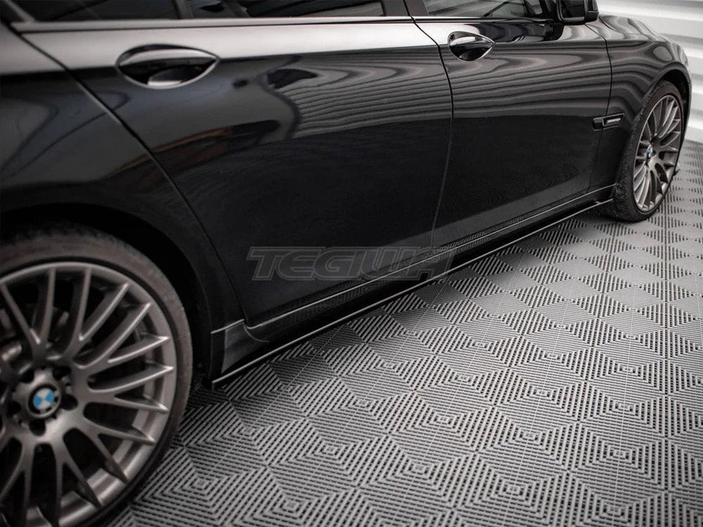 Maxton Design Side Skirts Diffusers BMW 7-Series M-pack F01 09-13