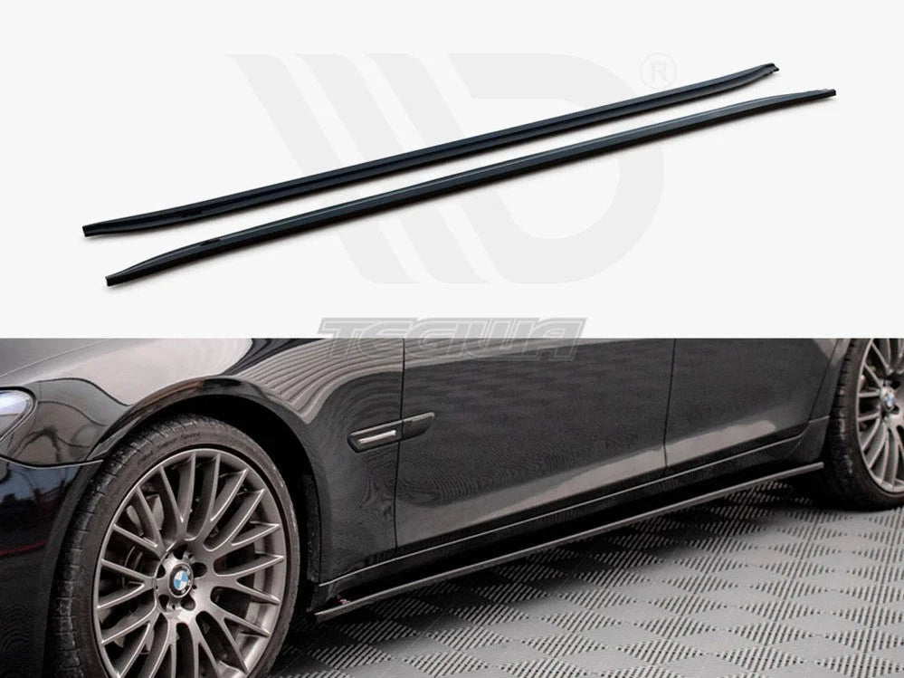 Maxton Design Side Skirts Diffusers BMW 7-Series M-pack F01 09-13