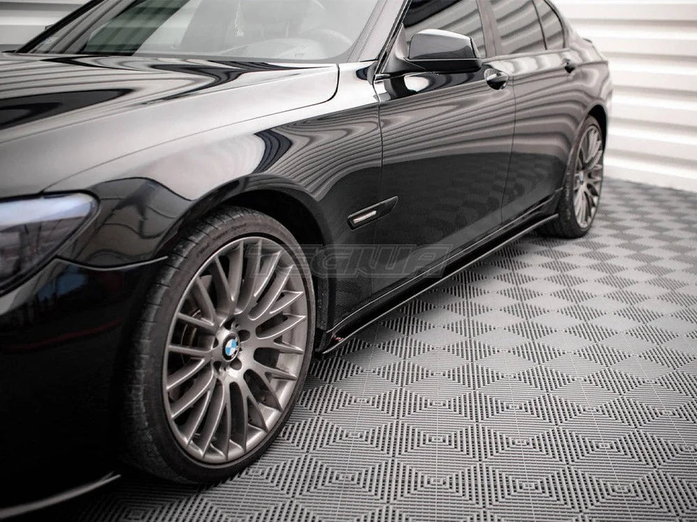 Maxton Design Side Skirts Diffusers BMW 7-Series M-pack F01 09-13