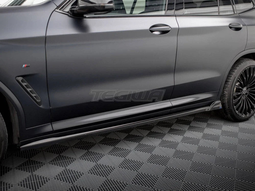 Maxton Design Side Skirts Diffusers BMW X3 M-Pack G01 Facelift