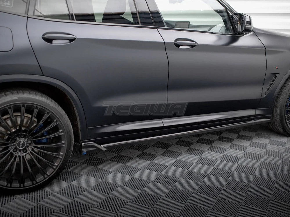 Maxton Design Side Skirts Diffusers BMW X3 M-Pack G01 Facelift